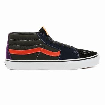 Damske Kotnikove Tenisky Vans Mix & Match SK8-Mid Nachový Indigo VA16WMQNS